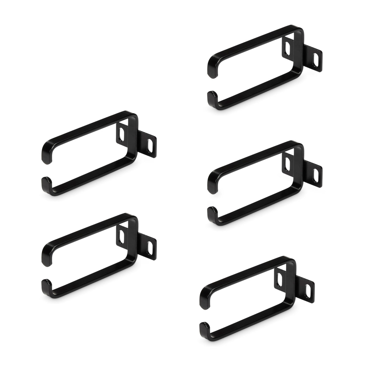 StarTech 5-Pack 1U Vertical 1.8 x 3.9in Cable D-Ring Hooks (CMHOOK1UN5PK)