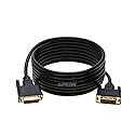 WireZee DVI-D Dual Link Cable 25FT Male to Male, 5Gbps, Black