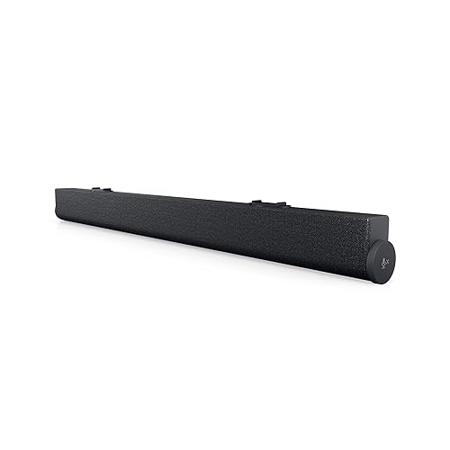 Dell Slim Conferencing Soundbar for Monitor - SB522A - Magnetic, Mute Microphone, Call Answer/end, Zoom Certification, Microsoft Teams Certified