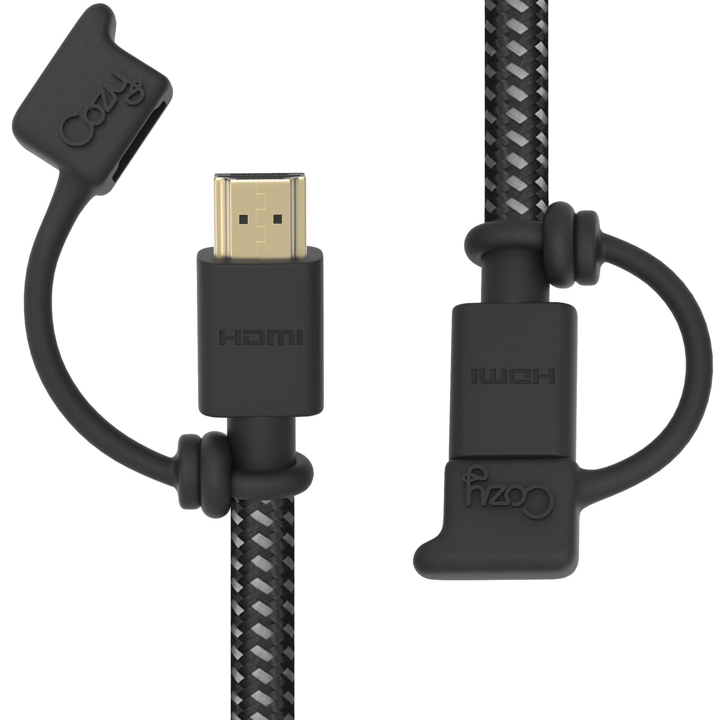 10-Pack Cozy HDMI Caps for HDMI Cables/Cords/Tether - Provides Dust and Oxidation Protection, Projection Adapter Cover, Protects During Travel