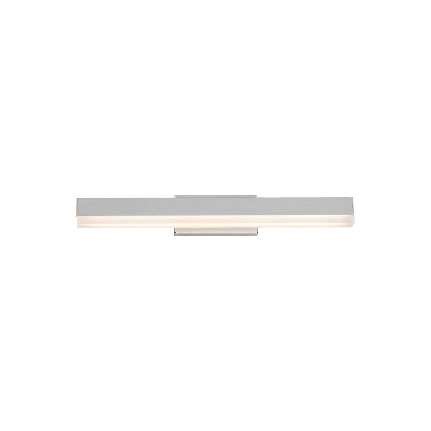 WAC Lighting dweLED, Styx 19in LED Bathroom Vanity or Wall Light 3-CCT 2700K-3000K-3500K Set to 3000K in Brushed Aluminum