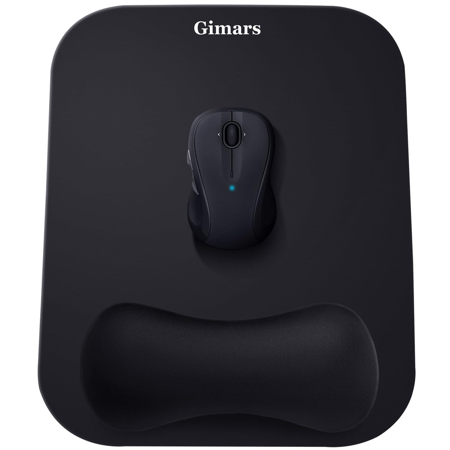 Gimars Large Smooth Superfine Fibre Memory Foam Ergonomic Mouse Pad Wrist Rest Support Mousepad with Nonslip Base for Laptop, Computer, Gaming&Office