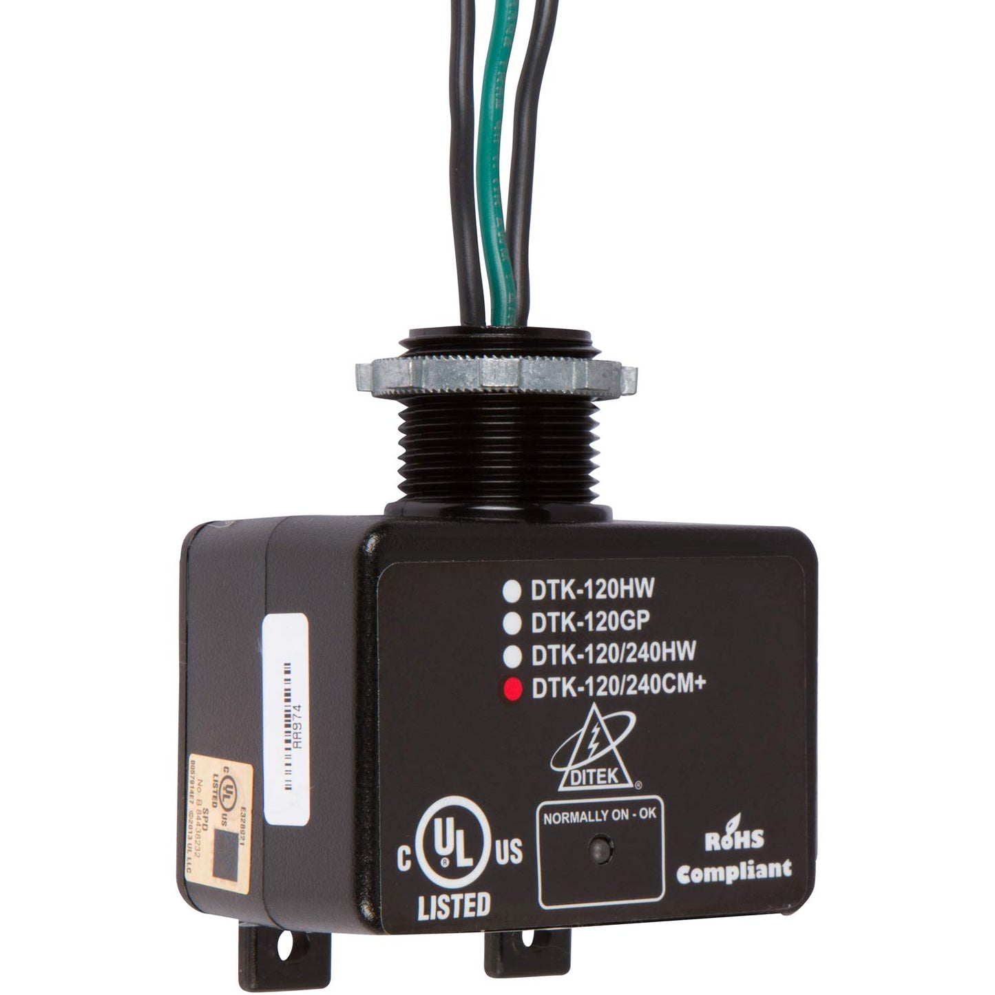 Morris Products 89114 Whole House Lightning Arrester Surge Suppressor - Indicator Light - Protects Pumps, Motors, HVAC Condensers, Utility Power