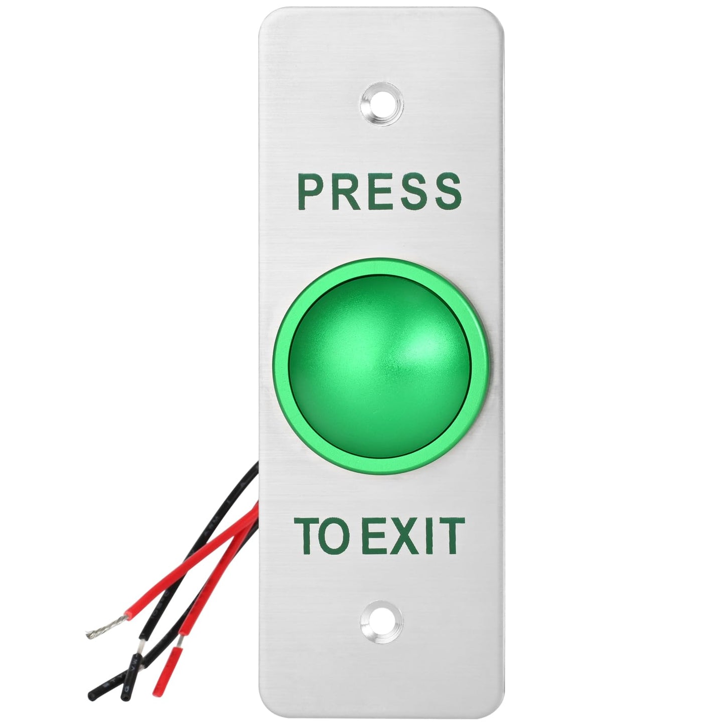 Push to Exit Button?IP68 Waterproof 304 Stainless Steel Panel Round Request to Exit Button for Door Access Control With NO/COM Output