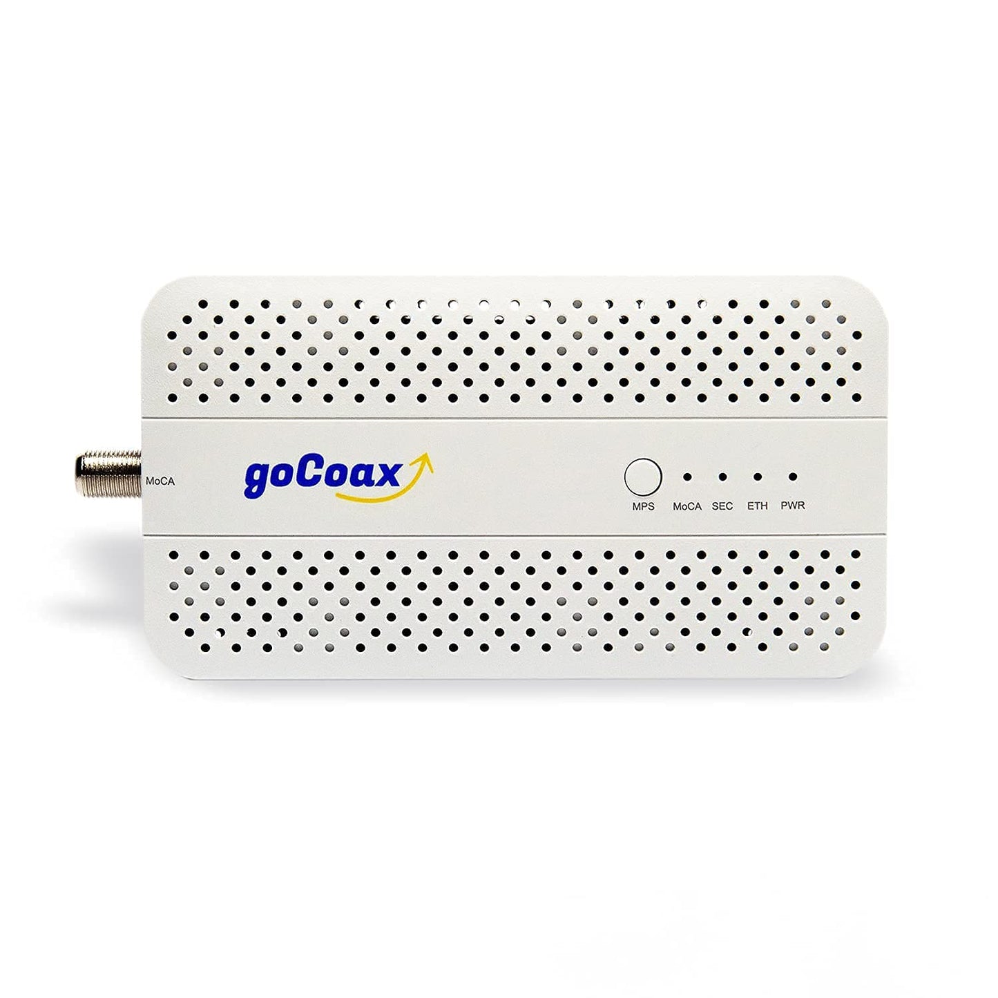 goCoax MoCA 2.5 Adapter with 2.5GbE Ethernet Port | MA2500D Ethernet Over Coax for Gaming & 4K Streaming | 2.5Gbps, Plug and Play | for Homes