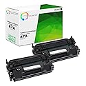TCT 87A Toner Cartridge 2 Pack - Compatible Replacement for HP 87A CF287A Black Works with HP LaserJet Enterprise M506 M506N M506X M506DN, MFP M527