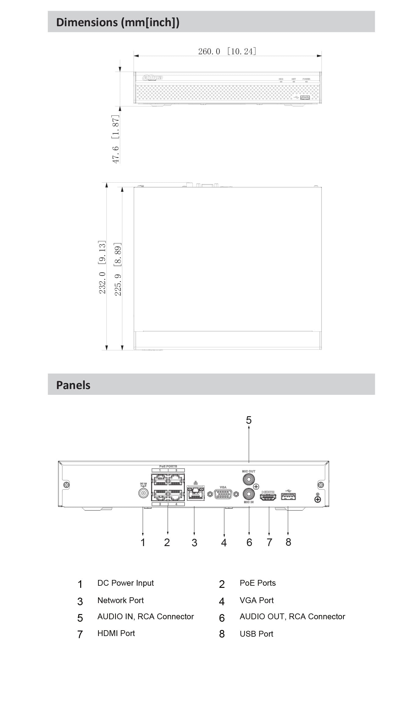 OEM NVR4104HS-P-4KS2/L 4CH 4POE 4K AI Lite Compact 1U NVR for, 1HDD 4 Channel Network Video Recorder (HDD Not Included)