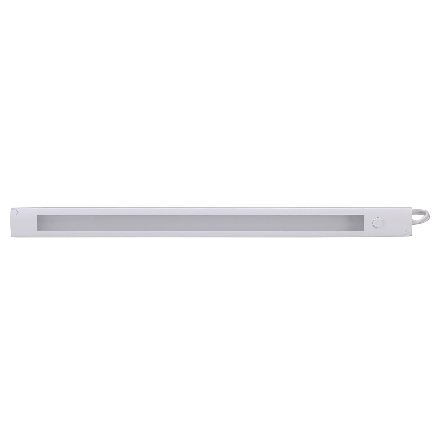 Good Earth Lighting 18-inch LED Plug in Bar Light - Non-Linking - 50,000 Hours Lamp Life - Soft White Light - White
