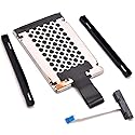 Dea4GO SSD SATA Hard Drive Cable w/ 2.5" HDD Caddy Bracket for HP X360 15-BP, 15M-CP, 15M-BP, 15-CN, 14-CD, 15-CN, 15-BQ, 15-BP101TX