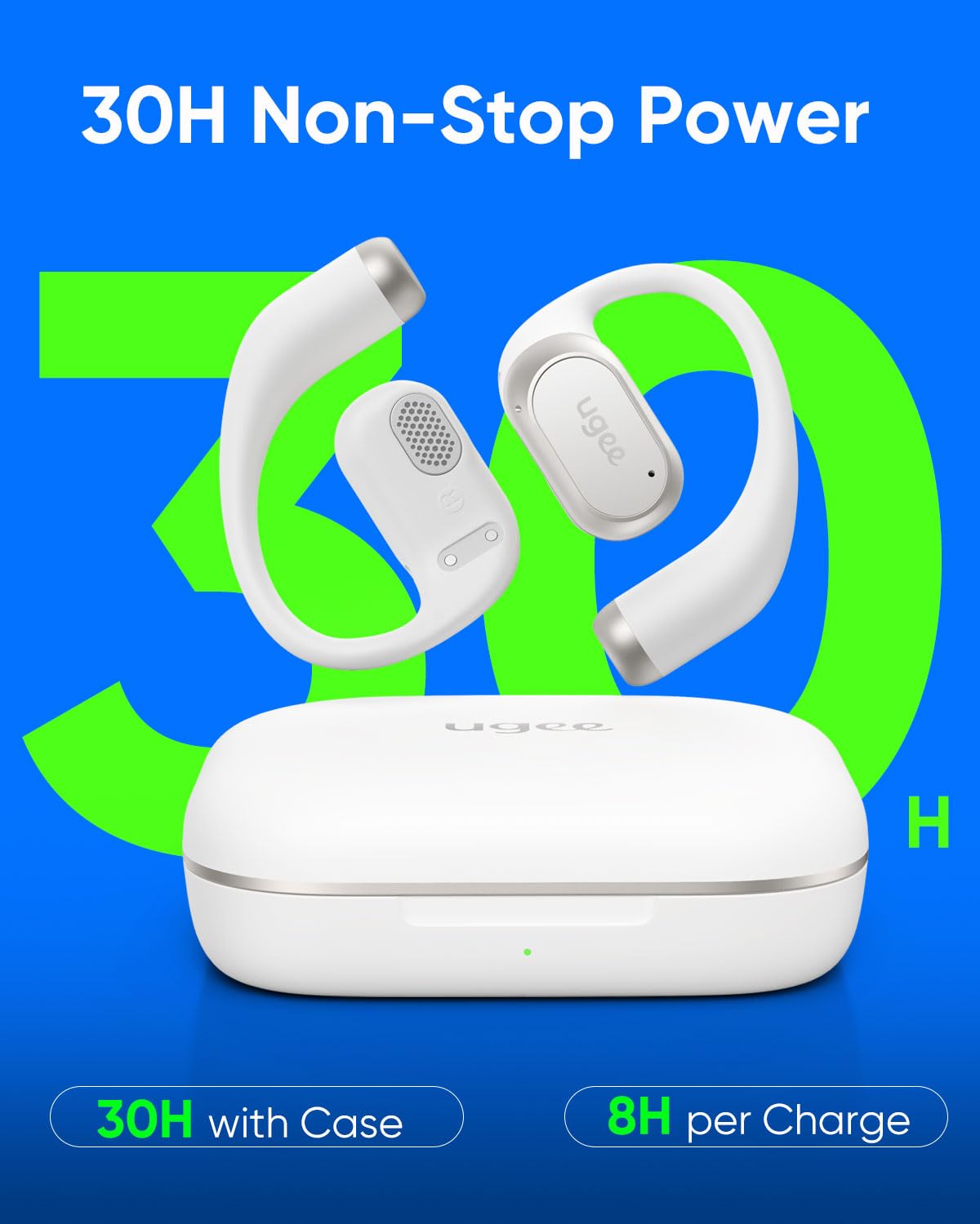 UGEE Inspiration Open Ear Headphones FS01, Bluetooth Headphones 5.3,Wireless Earbuds with IPX5 Waterproof, HiFi Audio for Creators, Music Lovers…