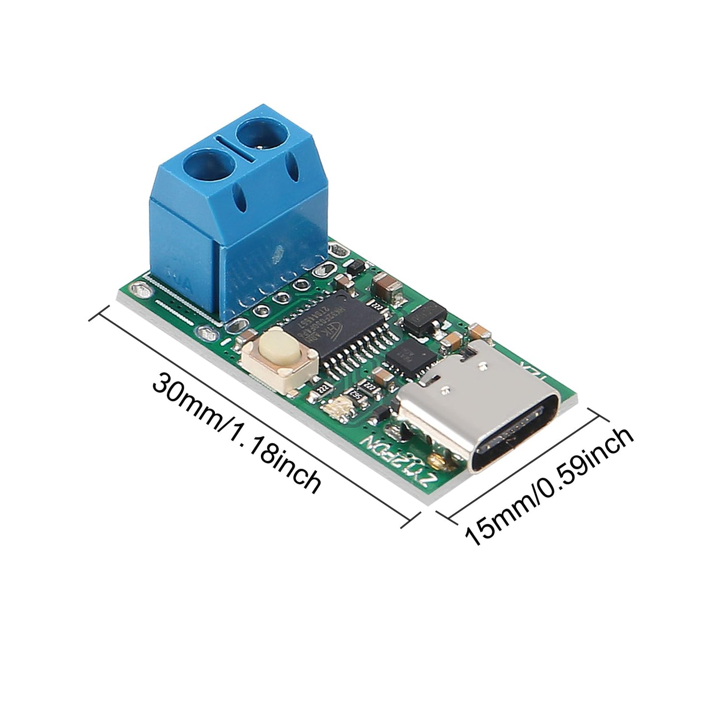 ACEIRMC 2pcs ZY12PDN USB-C PD2.0 3.0 to DC Fast Quick Charging Power Supply Module USB Charger Board Set - ZY12PDN Screw Terminal