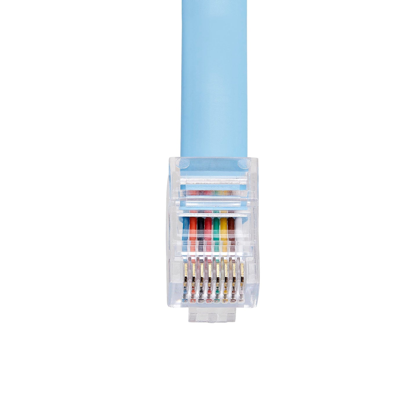 StarTech.com Cisco Console Rollover Cable - RJ45 Ethernet - Network cable - RJ-45 (M) to RJ-45 (M) - 6 ft - molded, flat - blue (ROLLOVERMM6)