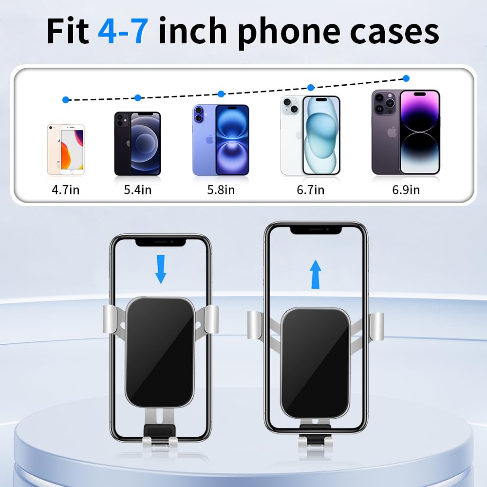 LUNQIN Car Phone Holder for Acura RDX 2019 2020 2021 2022 2023 2024 2025 2026 Auto Interior Accessories Best Cell Phones Mount Cellphone Mobile Cradle