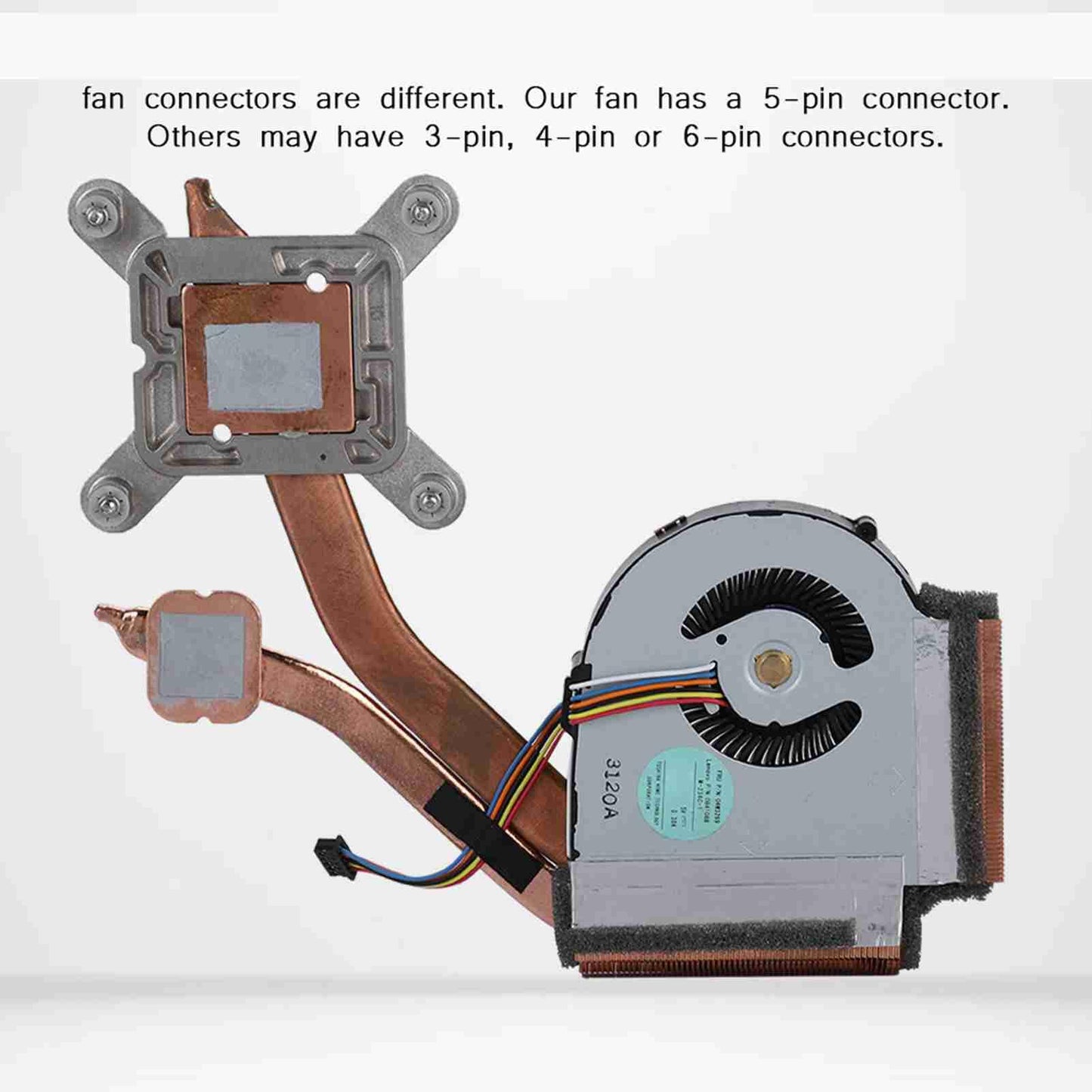 Ciglow CPU Cooling Fan, 6.5 x 3.3 x 0.4 in, 5 Pin Connector, For T430 / T430i Series Laptop Graphics Card Fans