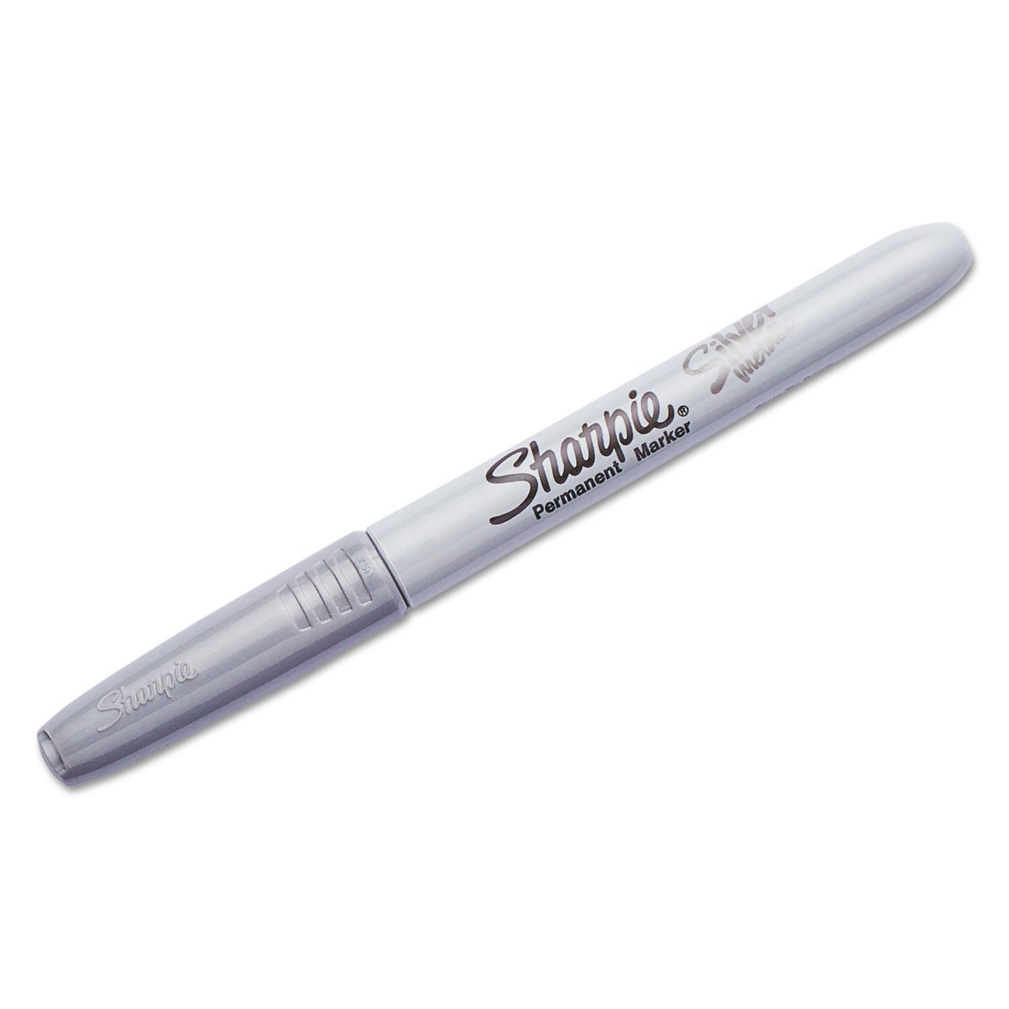Sharpie Metallic Permanent Markers, Fine Point, Silver, 4 Count - For Black Paper or Dark Surfaces, Arts & Crafts, Posters