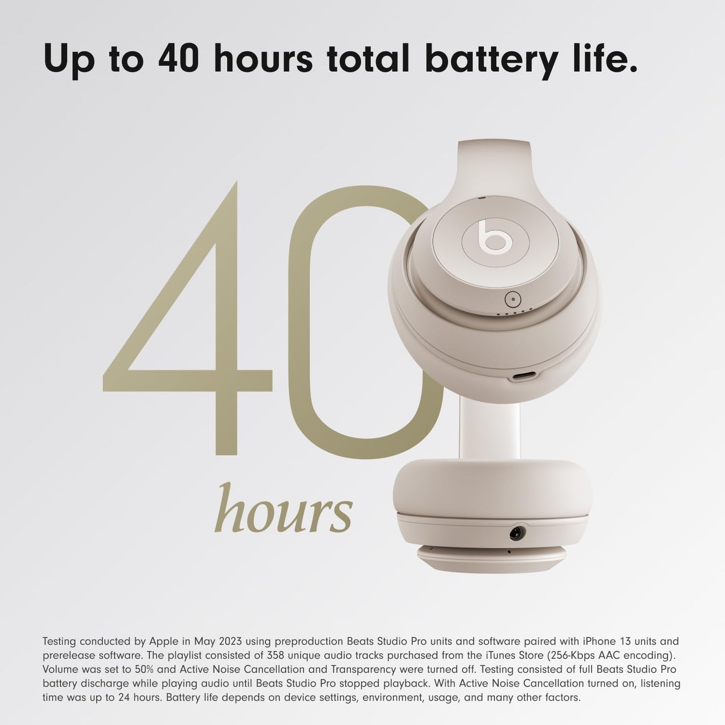 Beats Studio Pro-Premium Wireless Over-Ear Headphones- Up to 40-Hour Battery Life, Active Noise Cancelling, USB-C Lossless Audio, Apple & Android…