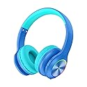 Candy Bila Kids Bluetooth 6.0 Headphones with LED Light, 85Hours Playtimes, Type-C Fast Charging, 85/94dB Volume Limited, Comfort Wireless Headphones…