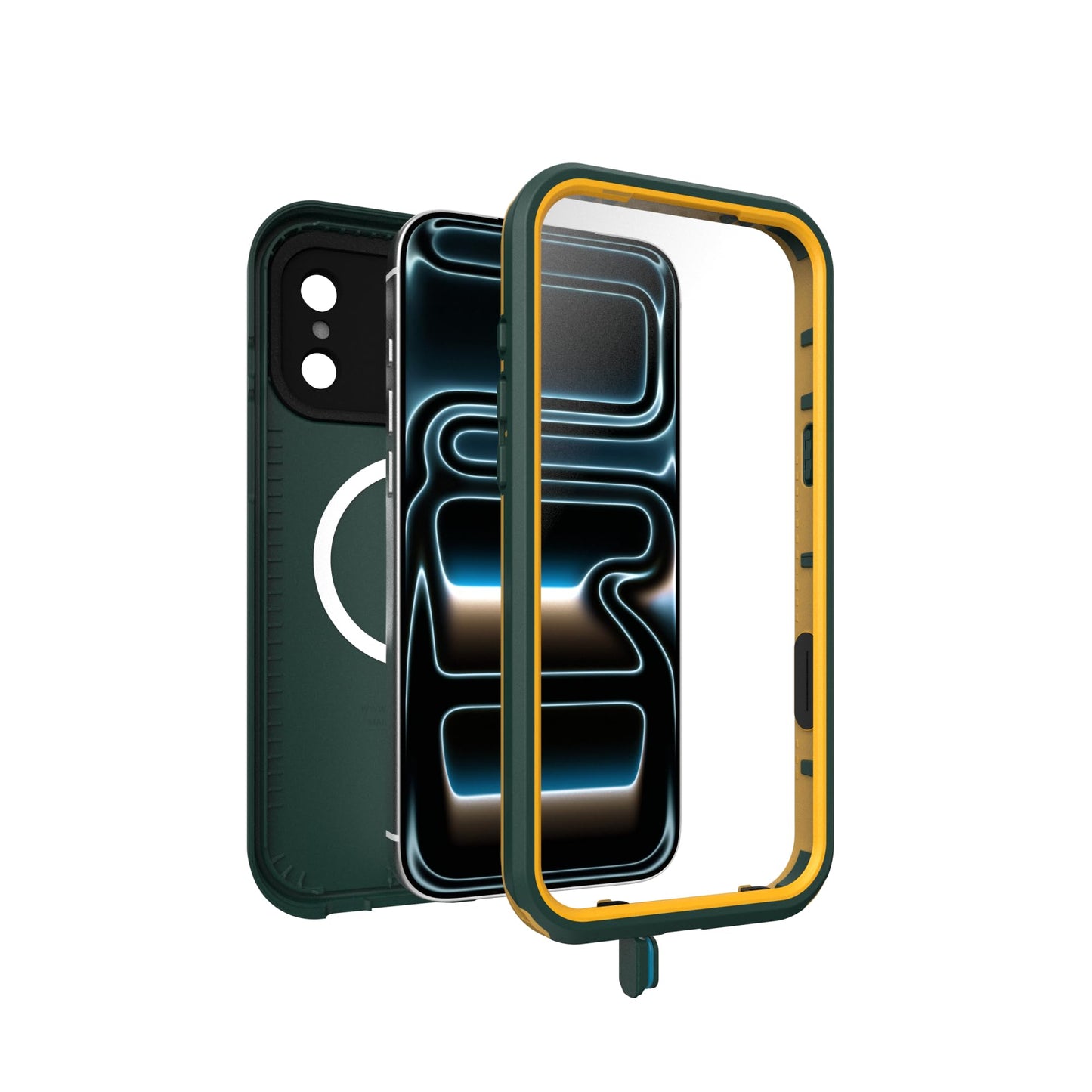 OtterBox iPhone 17 Pro Max FR? Series Waterproof Case - Submerge Green - Waterproof iPhone Case up to 2 Meters, IP68, Phone Case