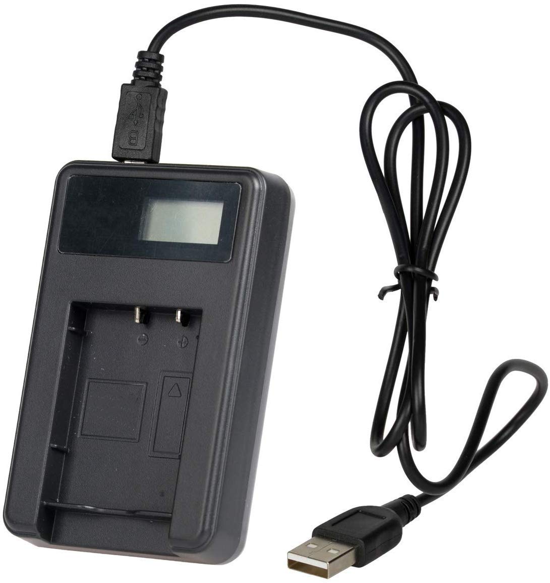 LCD USB Battery Charger for Sony NP-FT1 InfoLITHIUM Type T and Cyber-Shot DSC-L1, DSC-M1, DSC-M2, DSC-T1, DSC-T3, DSC-T5, DSC-T9, DSC-T10, DSC-T11