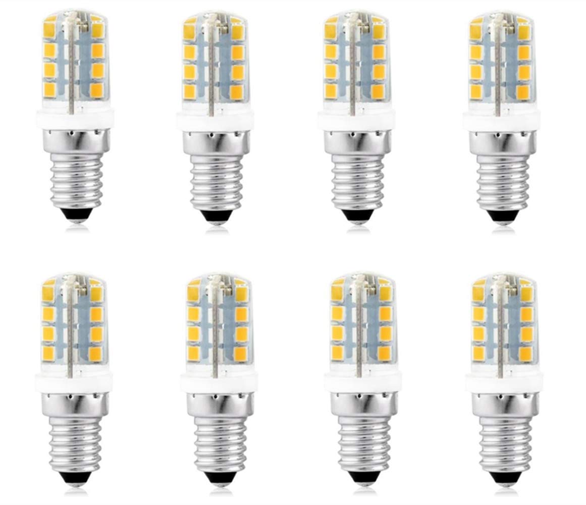E14 LED Light Bulbs 3W(Equivalent 25W Halogen Bulb Replacement) Silicone Warm White 3000K LED Corn Bulbs,E14 Candelabra Base,32 LED