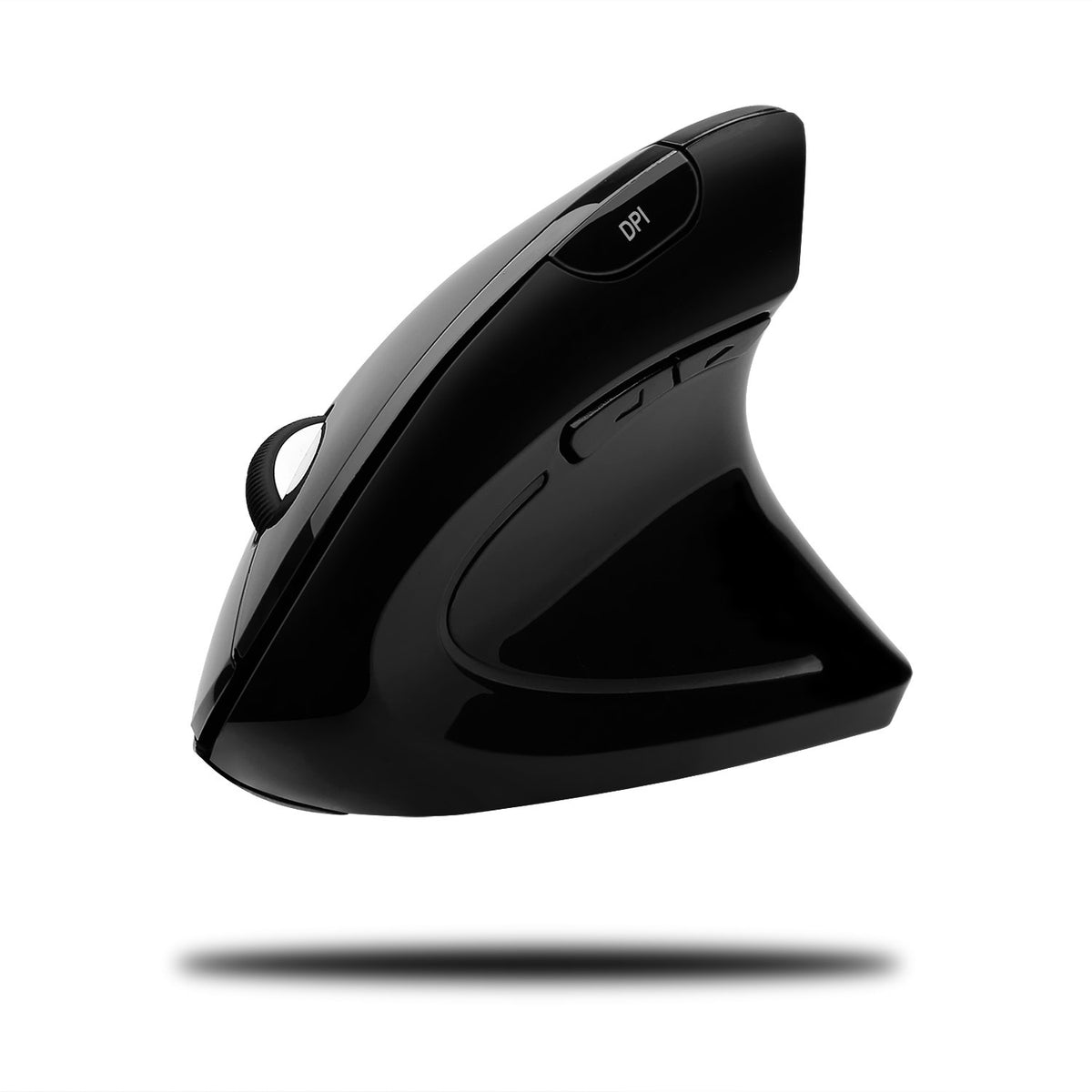 Adesso iMouse E10 Vertical Ergonomic Optical 6-Button Mouse, Black