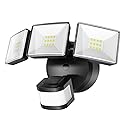 OREiN Motion Sensor Outdoor Flood Light, 26W 3500LM LED Security Light, 240° 40FT Detection, Dusk to Dawn/Auto/Test Modes, IP65 Waterproof for Garage