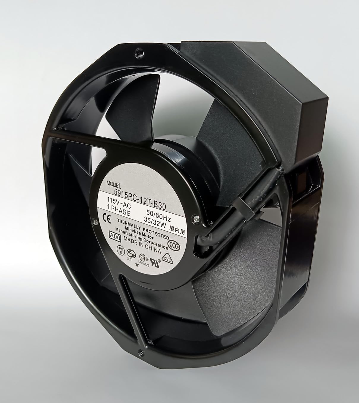5915PC-12T-B30 Fan 5915PC-12T-B30-A00 115V 50/60Hz 35/32W 172×150×38mm Cooling Fan