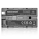 Neewer 7.2V 2600mAh Rechargeable Li-ion Battery Pack Replacement for Sony NP-F550/570/530 Compatible with Sony HandyCams Polaroid Other LED On-Camera