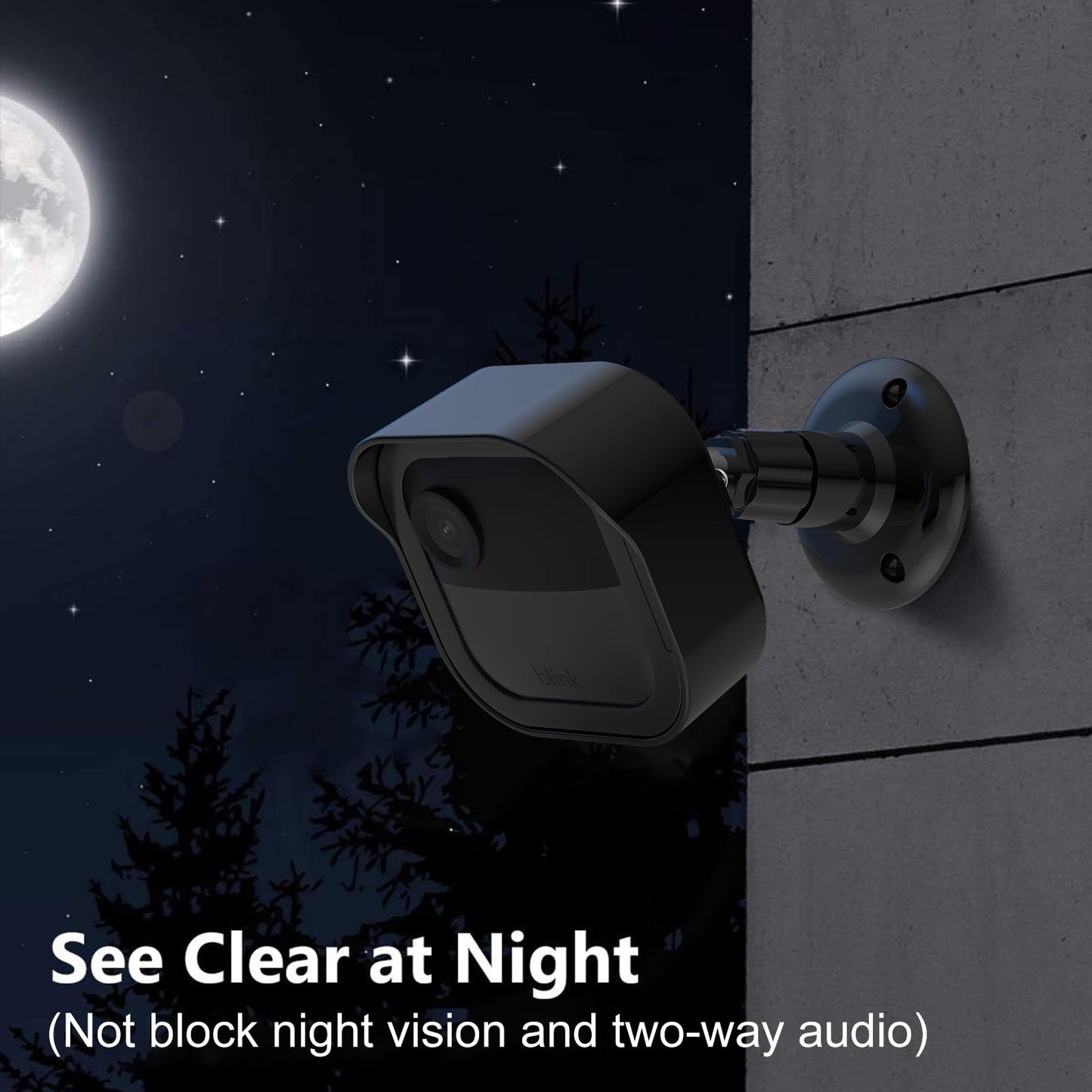 Blink Outdoor 4 (4th Gen) Wall Mount, Weatherproof Protective Cover and 360 Degree Adjustable Mount with Blink Sync Module Mount for Blink Outdoor
