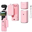 Buziba Silicone Protective Case Cover for DJI Osmo Pocket 3 Silicone Sleeve Protective Cover Handheld Gimbal Action Camera Accessories(Pink)