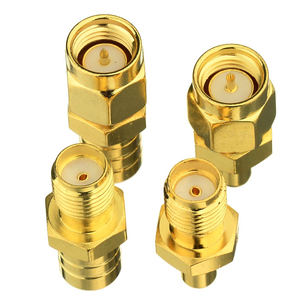 Eightwood SMB to SMA Antenna Adapter Kit 4ps for Sirius XM Satellite Radio Antenna DAB + Radio Antenna