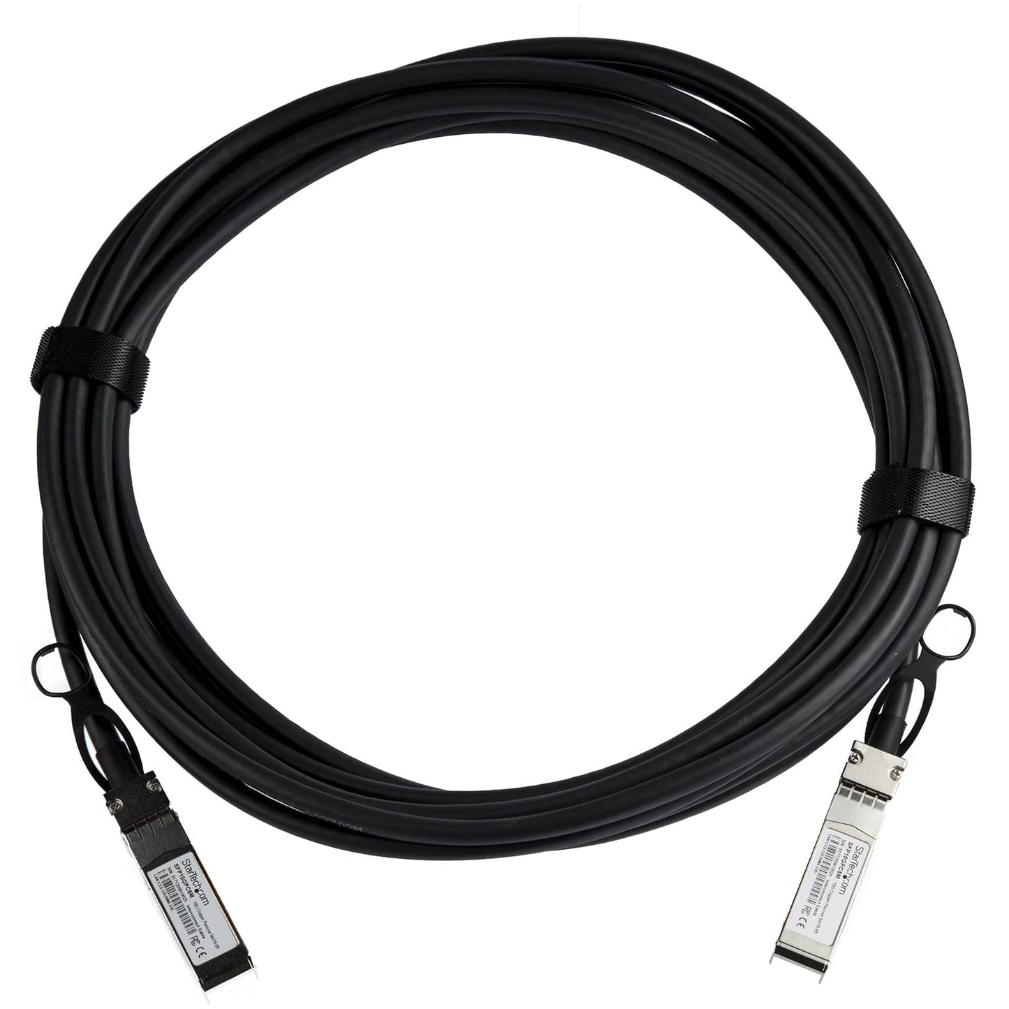 StarTech.com MSA Uncoded Compatible 5m 10G SFP+ to SFP+ Direct Attach Breakout Cable Twinax - 10 GbE SFP+ Copper DAC 10 Gbps Low Power Passive