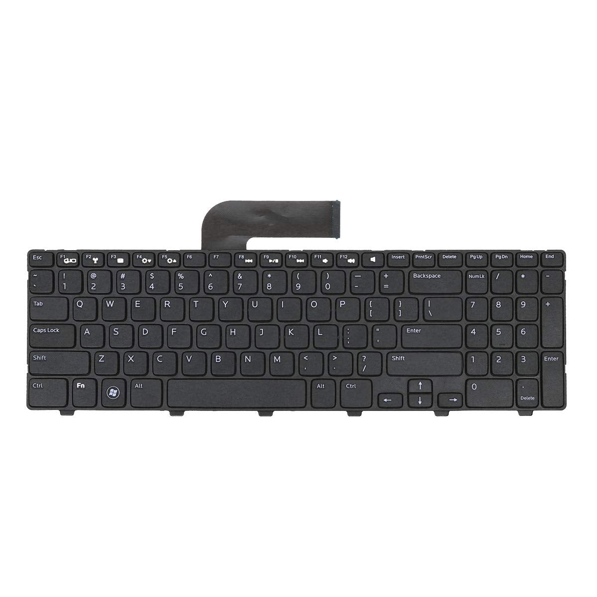 LXDDP Laptop Replacement Keyboard for Dell Inspiron 15R Ins15RD-2528 2728 2428 M501Z M5110 M511R N5110 New US Layout Black,15R M5110 N5110