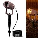 Low Voltage LED Spotlight 3W Outdoor Landscape Lighting, 12V AC/DC Waterproof Spot Lights 3000K Warm White Up Light Heavy Duty Light Fixtures Outdoor