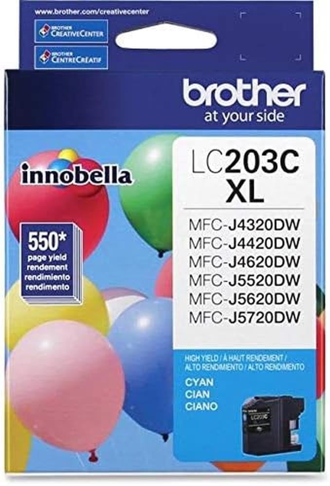 Brother LC203C LC203C Innobella High-Yield Ink Cyan