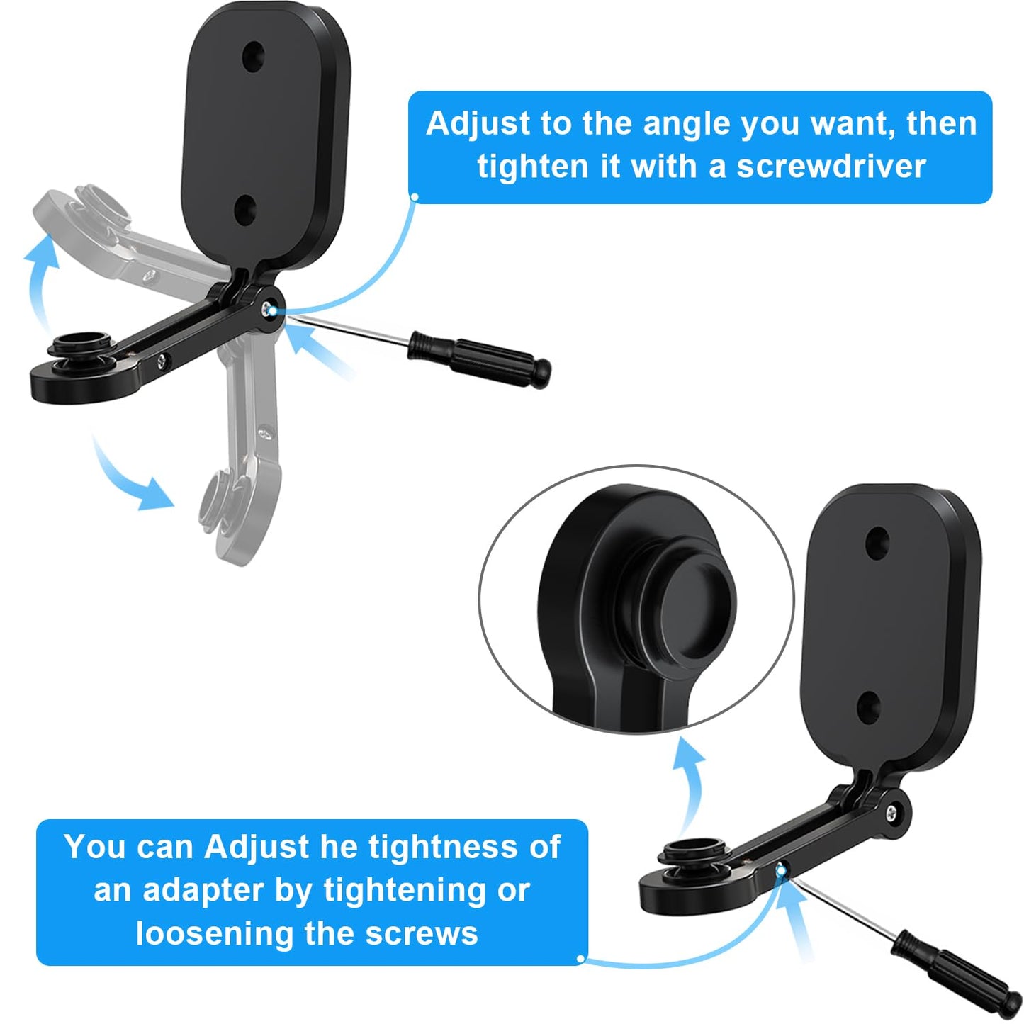 2 Pack Adjustable Wall Mount for All-New Blink Outdoor (4th Gen, 3rd Gen) & Blink XT / XT2, Mini Camera Mounting Bracket, Ceiling Mount