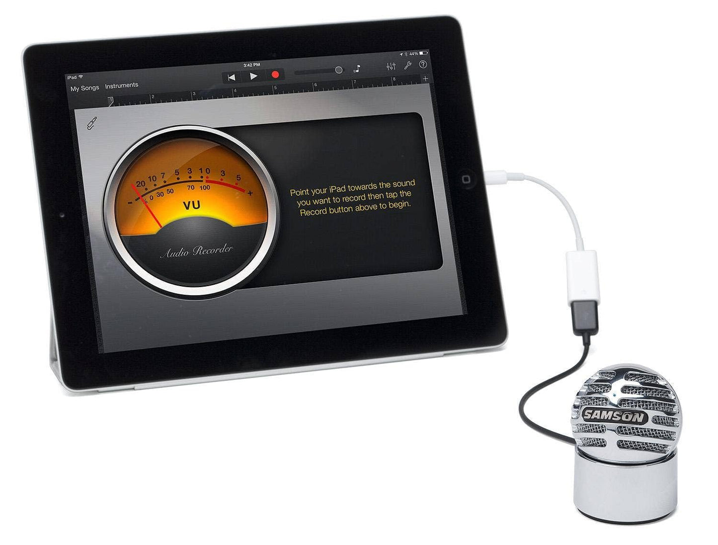 Samson Meteorite Ultra-Portable USB Condenser Microphone for Laptop - Plug & Play Mic for Zoom, Skype, YouTube & Working from Home - Magnetic Base &