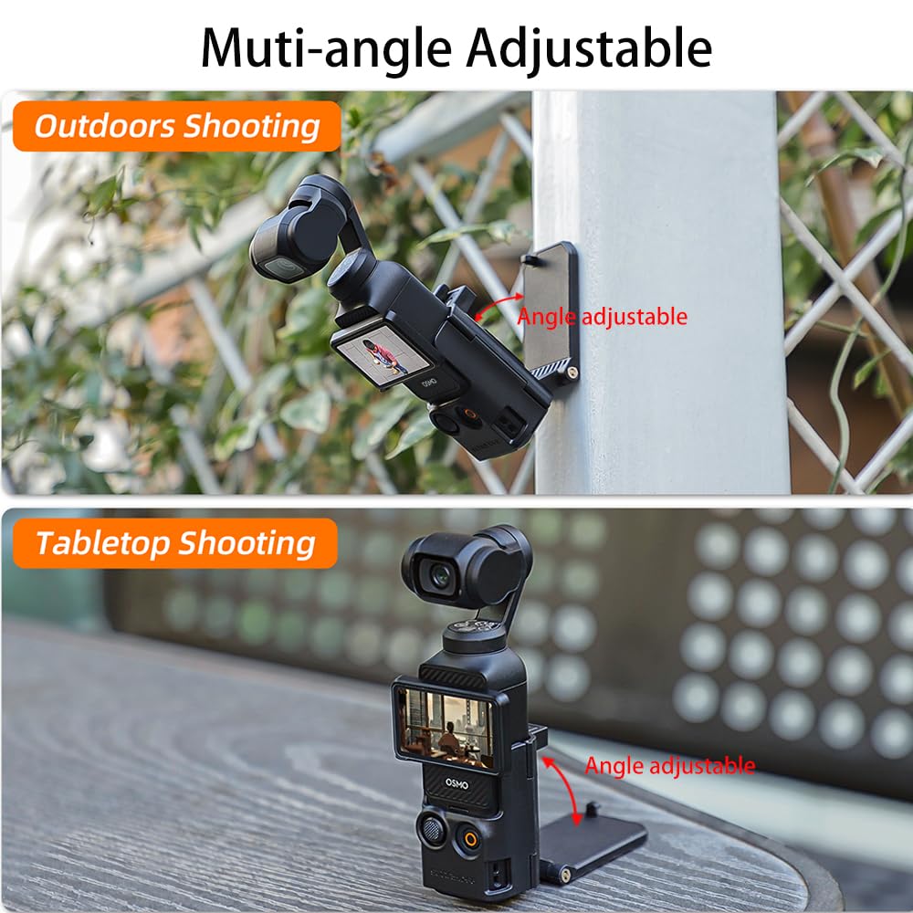 PellKing OSMO Pocket 3 Magnetic Mount Clip Pocket 3 Magnetic Stand Expansion Adapter Frame for DJI OSMO Pocket 3 Accessories