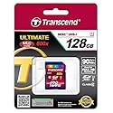 Transcend 128GB SDXC Class 10 UHS-1 Flash Memory Card Up to 90MB/s (TS128GSDXC10U1)