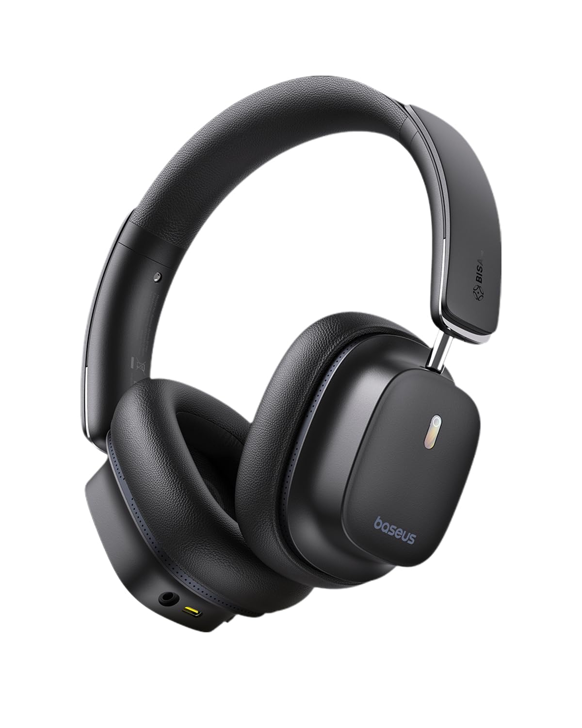 Baseus Bowie 30 Max Active Noise Cancelling Headphones, Head Tracking Spatial Audio, LDAC Hi-Res Wireless Sound, 65H Playtime, Comfort Fit, Clear…