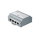 PROCET Ethernet Surge Protector Gigabit - 4 Pairs Port 20KV Industrial Lightning Arrestor for -40°F to 185°F, 120W/port PoE++ RJ45 Surge Protector