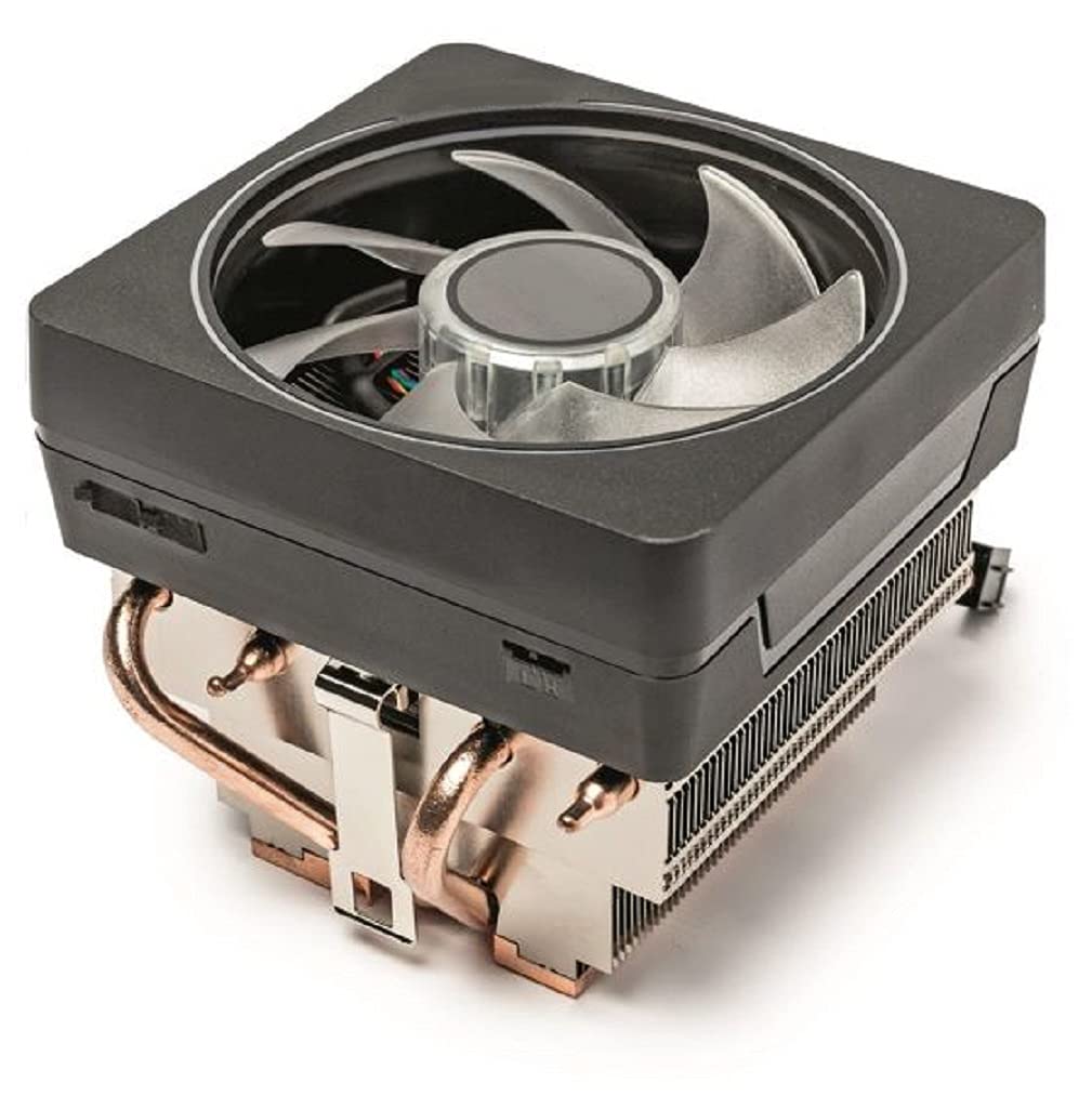 Wraith Prism RGB LED CPU Cooler Heat Pipes Aluminum Heatsink Copper Core Base 4-Pin PWM 105mm Fan Pre-Applied Thermal Paste for AMD Socket AM5 AM4 AM3