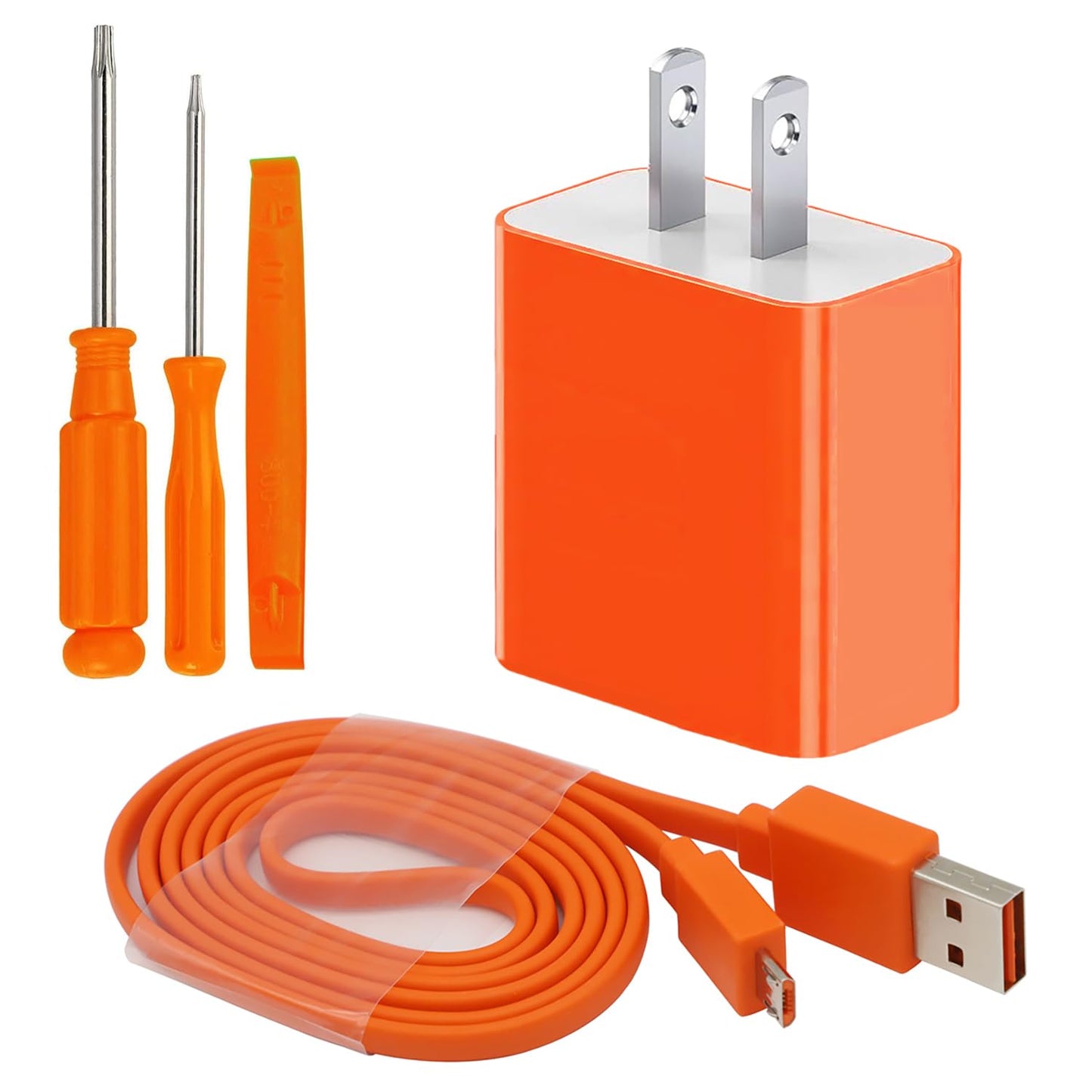 Charger Charging Cable Compatible for Ring Enabled Video Doorbell (Released in 2020) 2/3/3 Plus/ 4, Peephole Cam, Doorbell Pro, Camera Battery