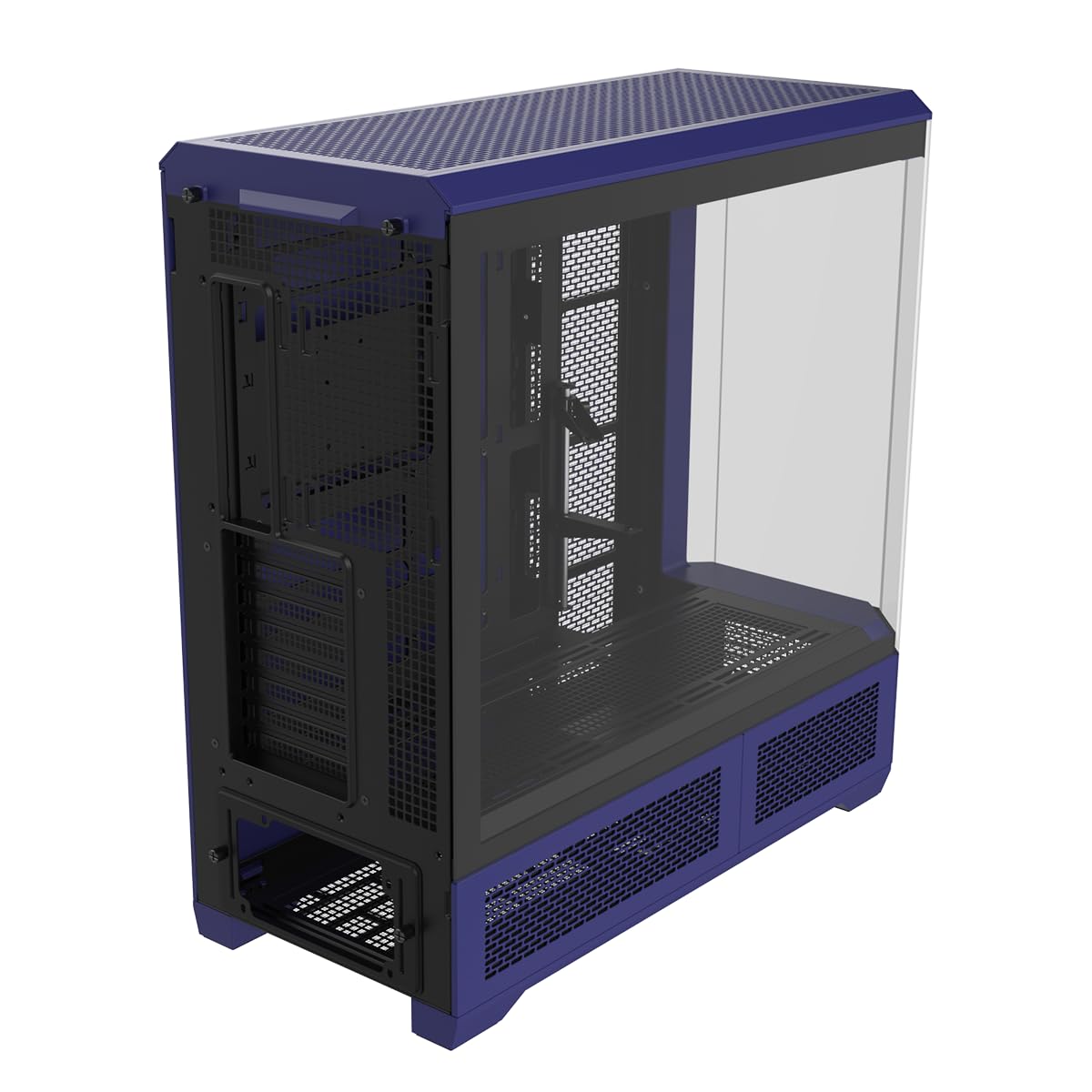Thermaltake View 600 TG; Full Tower; 420mm Radiator Support; 480mm GPU Clearance; Hidden Connector Support; Rotatable PCIe Slots; 220mm PSU Clearance;