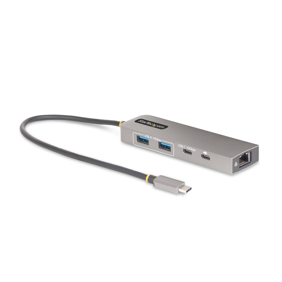 StarTech 3-Port USB-C Hub, 10Gbps, with 2.5GbE and 100W PD Pass-Through