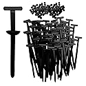 50pcs Nylon Universal Cable Tie Buckles, New Multifunctional Nylon Zip Ties With Pin & Button Design Plastic Cable Ties Tool Fasteners Car Body UV