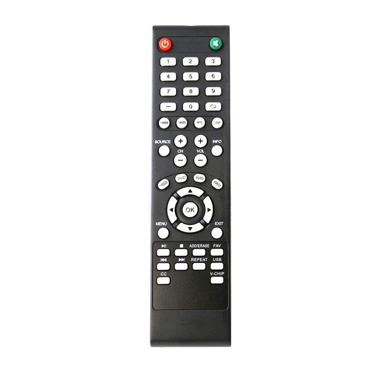 New Remote for Element TV ELEFW408 ELEFW328 ELEFW605 ELEFW606 CCC ELEFW231
