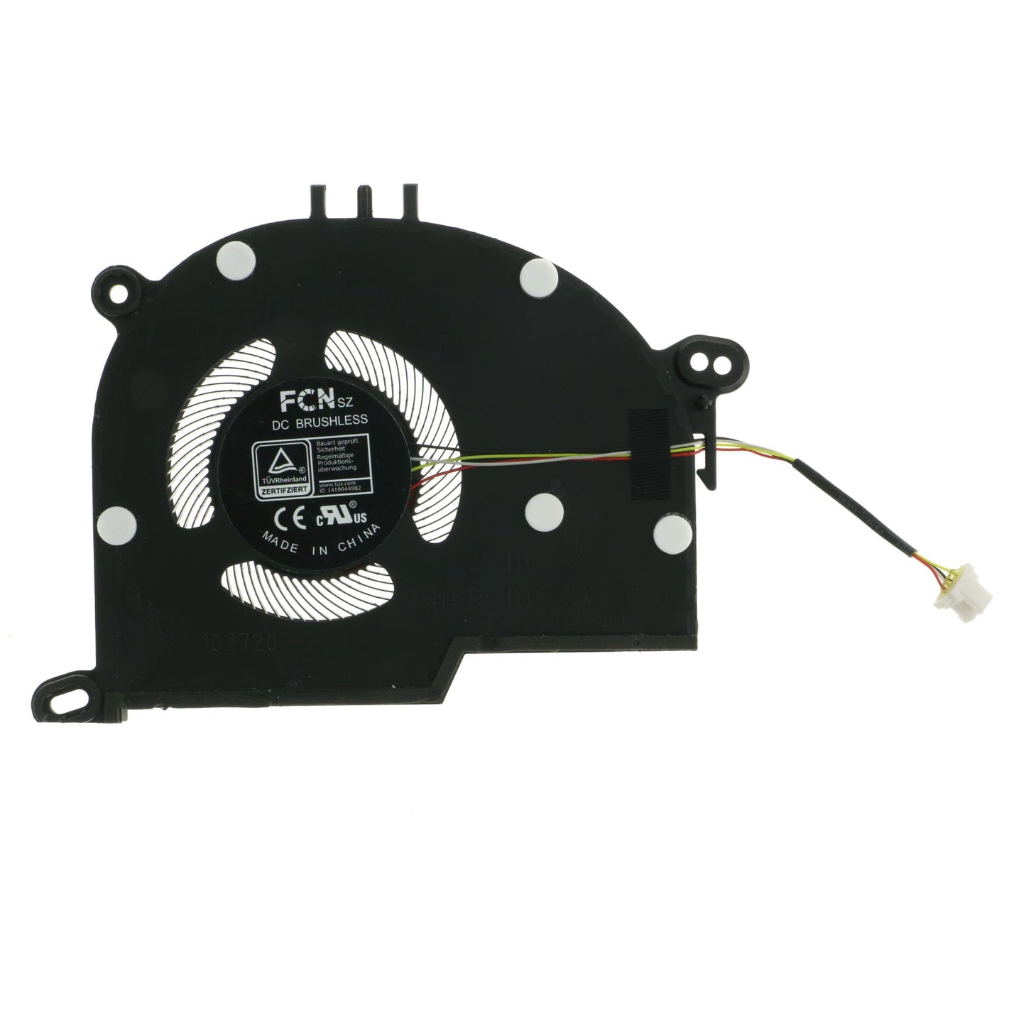 Replacement CPU Cooling Fan for LG Gram 16 16Z90Q 16Z90P 17Z90Q-K 17Z90P 17Z95P 17ZB90R 15Z90P 15Z90P-P DFS5K12214161U, FN6R, FPUT