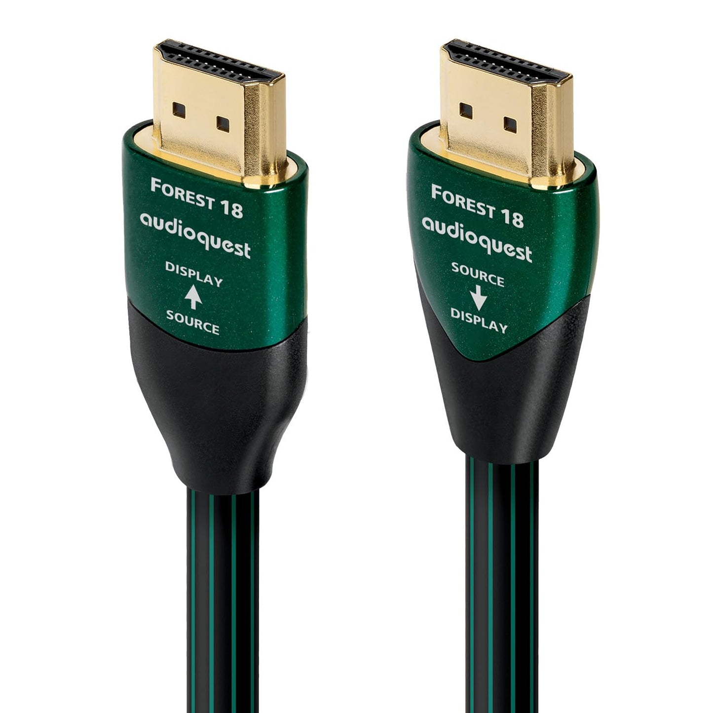 AudioQuest Forest 18 2.0b HDMI Cable - 4K/8K Ultra HD, in-Wall Rated, High-Speed, 18Gbps, HDR, eARC - 7.5m