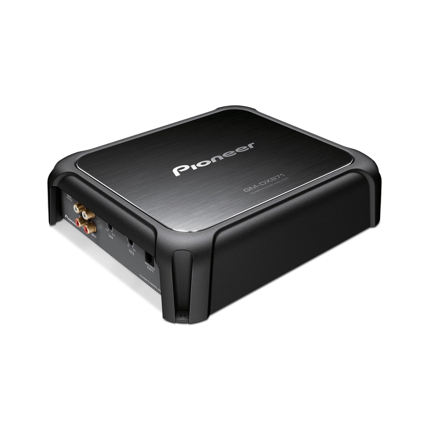 Pioneer GM-DX871 - Powerhouse Amplifier with 1,600 Watts, Class-D Technology, 1-Channel, Variable Low-Pass Filter, Compact Design, and Remote Bass